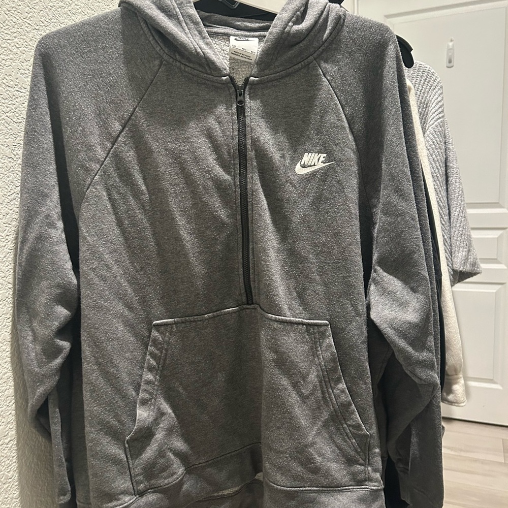 Nike Charcoal Full-Zip Hoodie